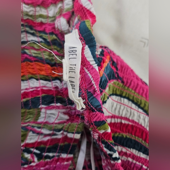 Abel the Label Anthropologie Kelissa One Shoulder Maxi Dress Size M - Picture 5 of 5